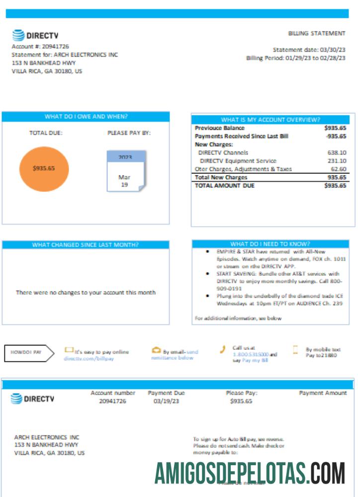 Projeto de lei de negócios de serviços públicos Directv da Califórnia, SCR baixar para verificação